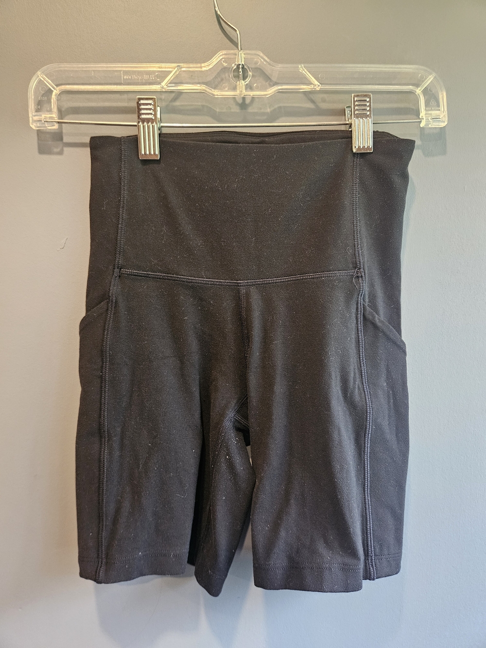 TNA Black High-Rise Athletic Bike Shorts